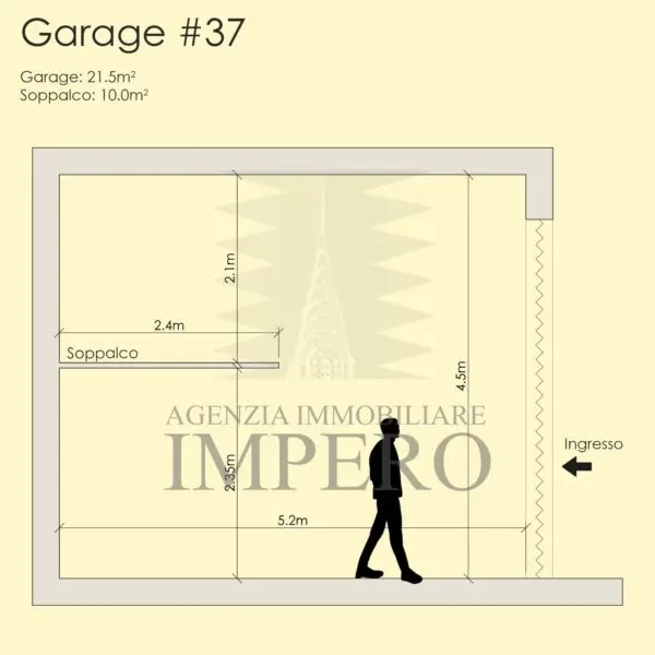 Garage piazza Le Sansecondo 1, Ventimiglia