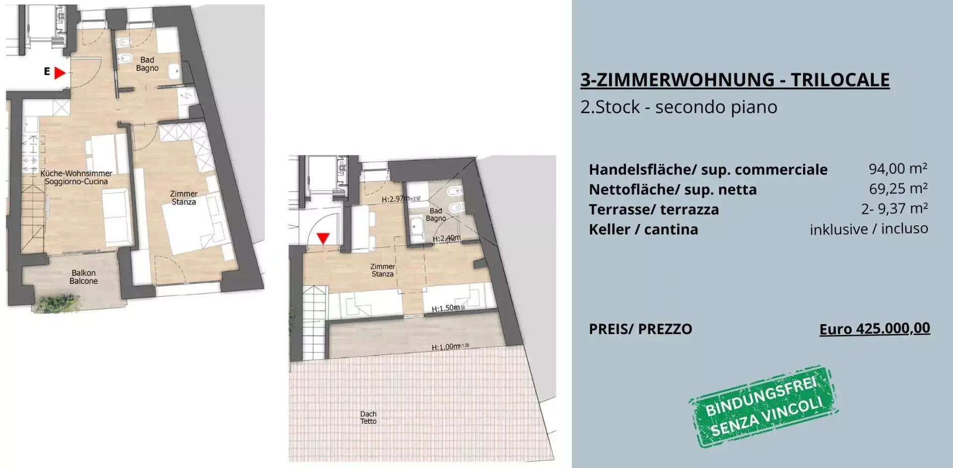 Immagine per Appartamento in vendita a Montagna