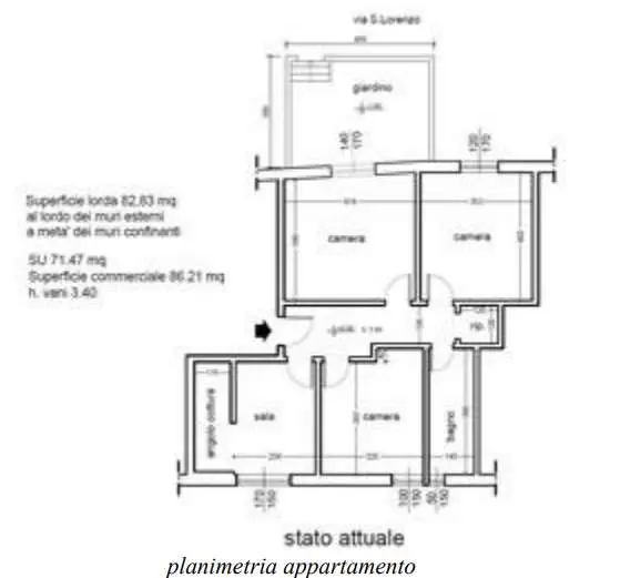 Appartamento via San Lorenzo 37, Savona