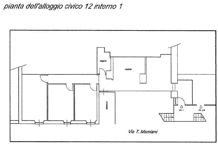 Immagine per Appartamento in asta a Genova via Terenzio Mamiani 12