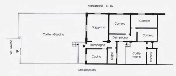 Appartamento via Savona 22, Bordighera