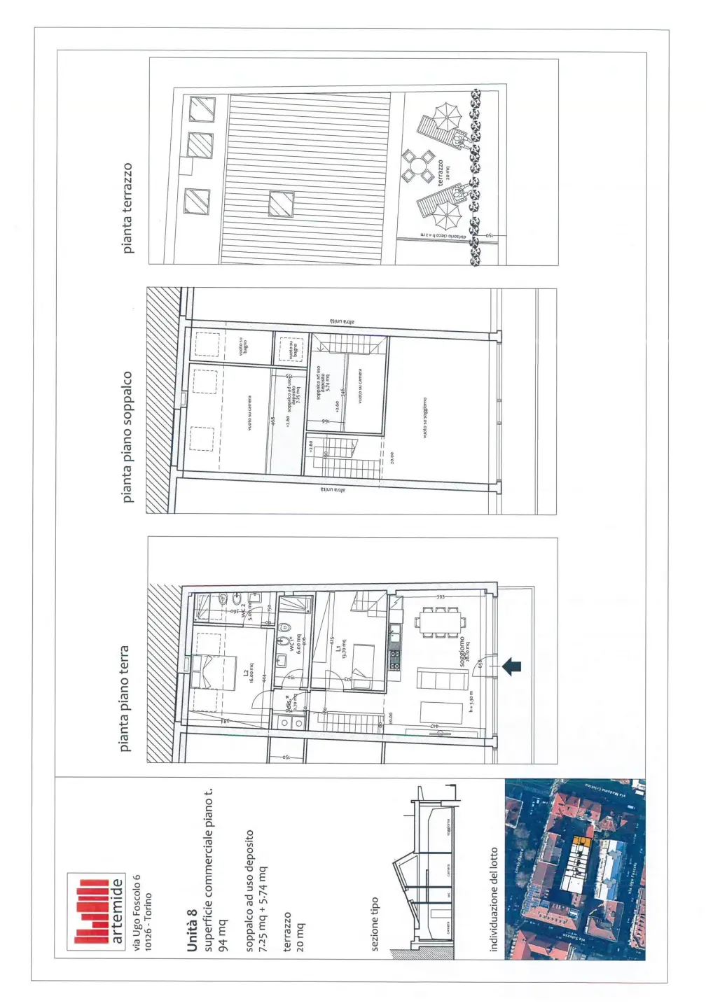 Immagine per Loft in vendita a Torino via Ugo Foscolo 6