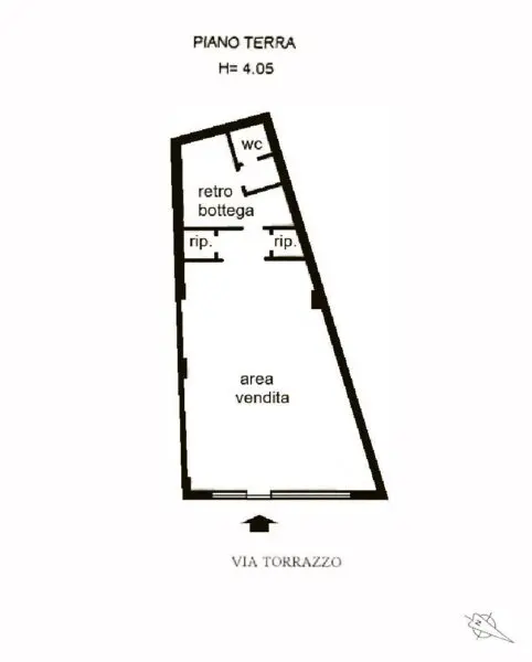 Negozio via Torrazzo 35, Catanzaro
