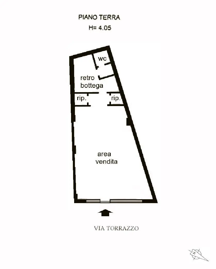 Immagine per Negozio in vendita a Catanzaro Via Torrazzo 35