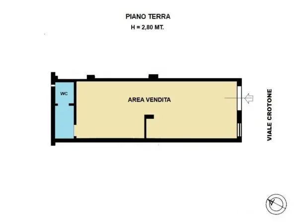 Immagine per Negozio in affitto a Catanzaro viale Crotone 143