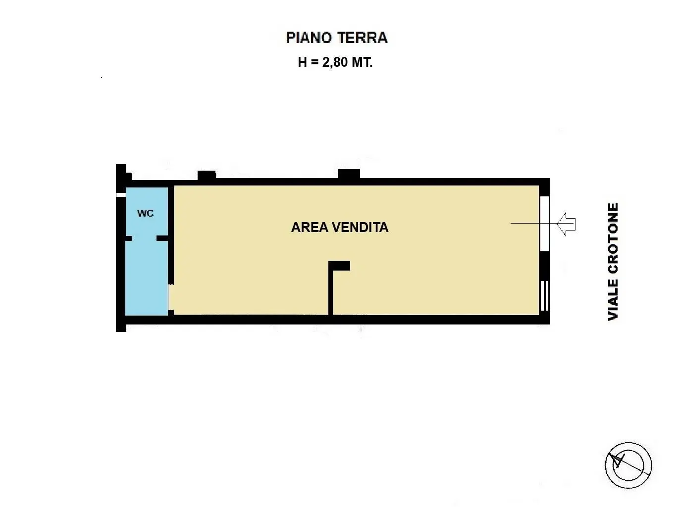 Immagine per Negozio in affitto a Catanzaro viale Crotone 143
