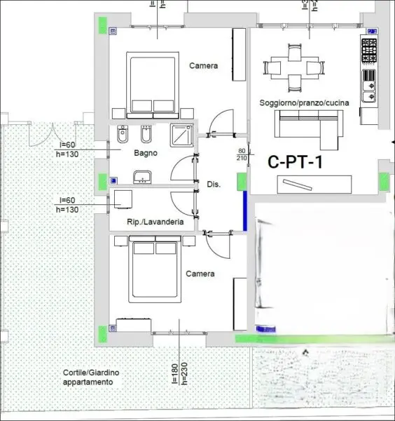 Trilocale via Mazzini 10, Langhirano