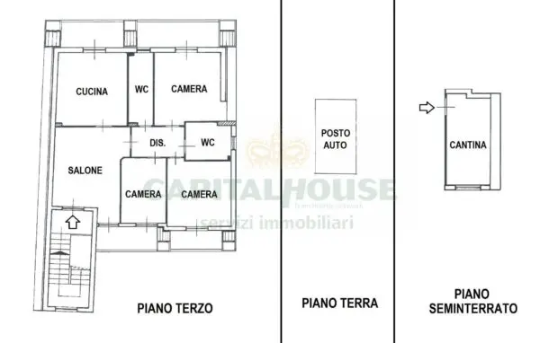 Attico/Mansarda via, Macerata Campania