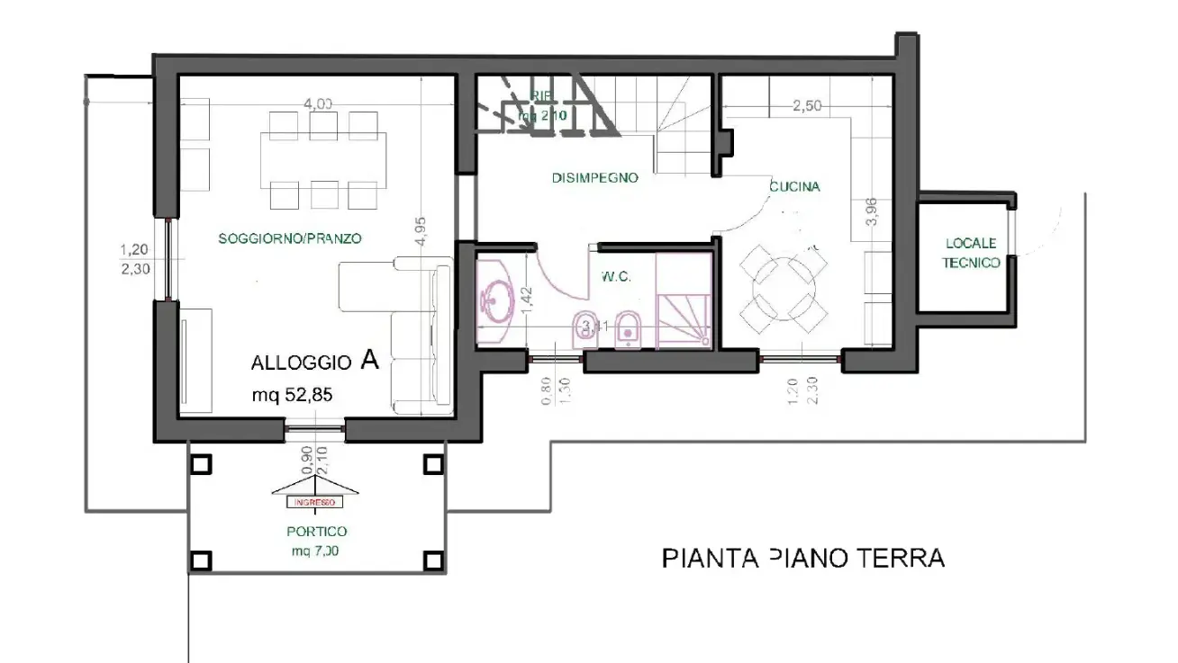 Immagine per Villa a schiera in vendita a Castelnuovo Magra via Bologna 15