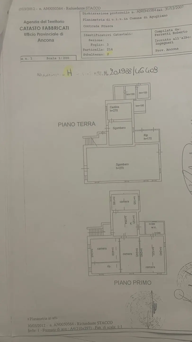 Immagine per Rustico in vendita a Agugliano via Contrada Frasca