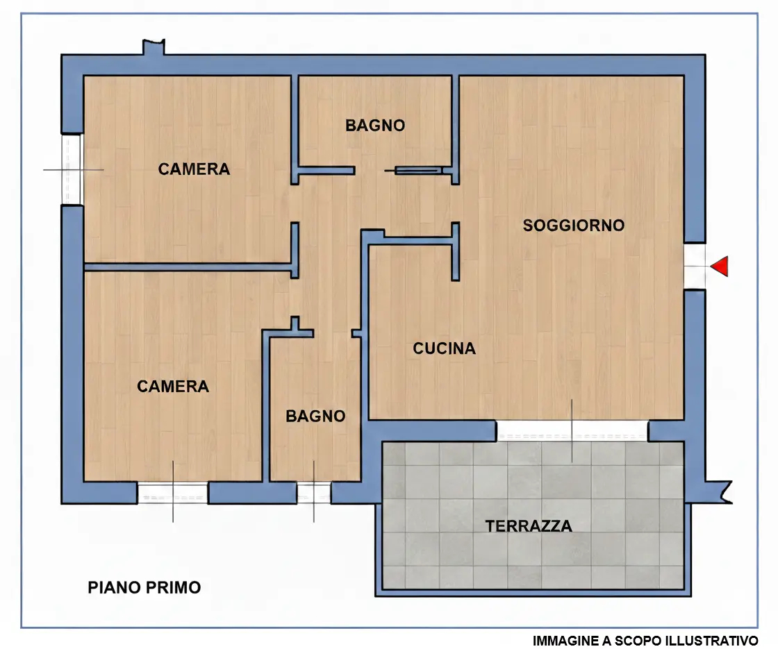 Immagine per Trilocale in vendita a Castel Mella via Castel Mella - Zona Parco Giovanni Paolo Ii