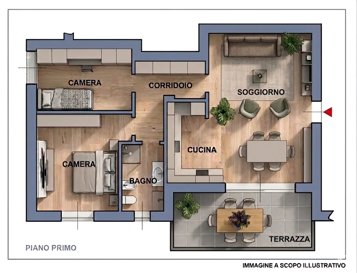 Immagine per Trilocale in vendita a Rodengo Saiano via Rodengo Saiano 26