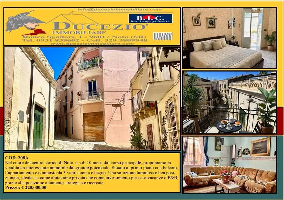 Immagine per Appartamento in vendita a Noto via Vico Carlo Pisacane