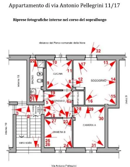 Immagine per Appartamento in asta a Genova via Antonio Pellegrini 11