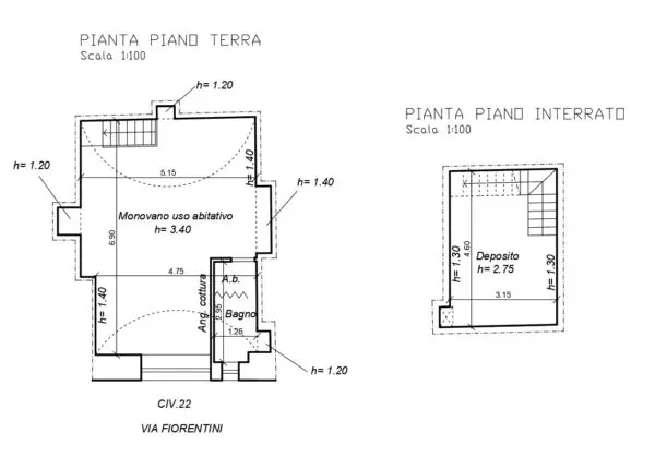 Monolocale via Fiorentini 22, Casamassima