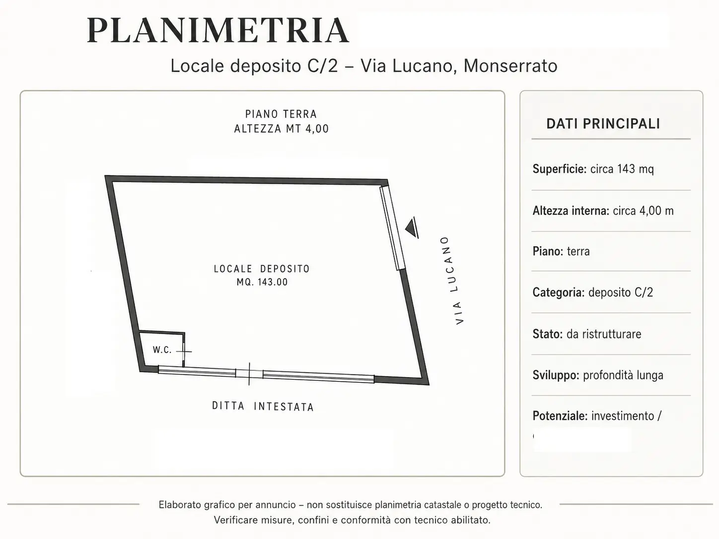 Immagine per Magazzino in vendita a Monserrato via Lucano 4