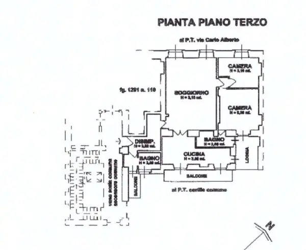 Appartamento via Carlo Alberto 31, Torino