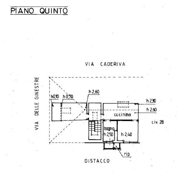 Appartamento via Caderiva 9, Genova