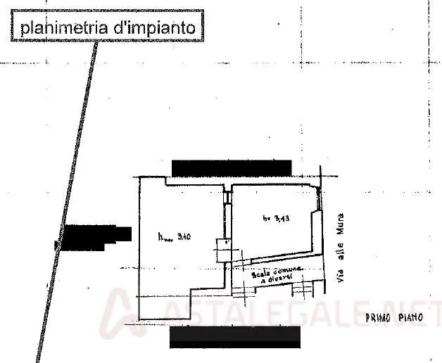 Immagine per Casa indipendente in asta a Bordighera via Alle Mura 3