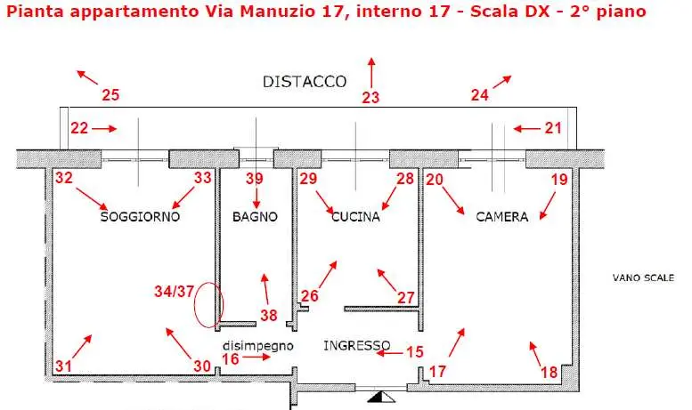 Immagine per Appartamento in asta a Genova via Aldo Manuzio