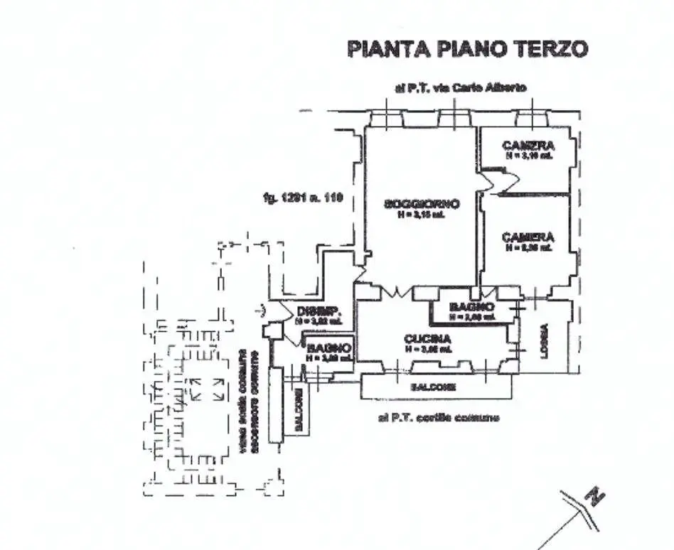 Immagine per Appartamento in affitto a Torino via Carlo Alberto 31