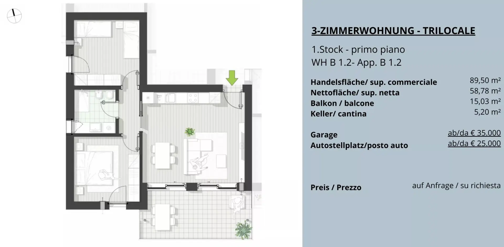 Immagine per Appartamento in vendita a Bolzano