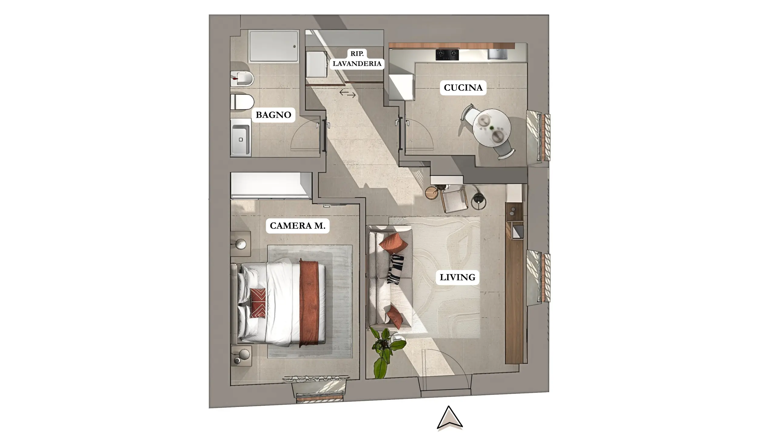 Immagine per Trilocale in vendita a Jesi via Giuseppe Diaschi 4
