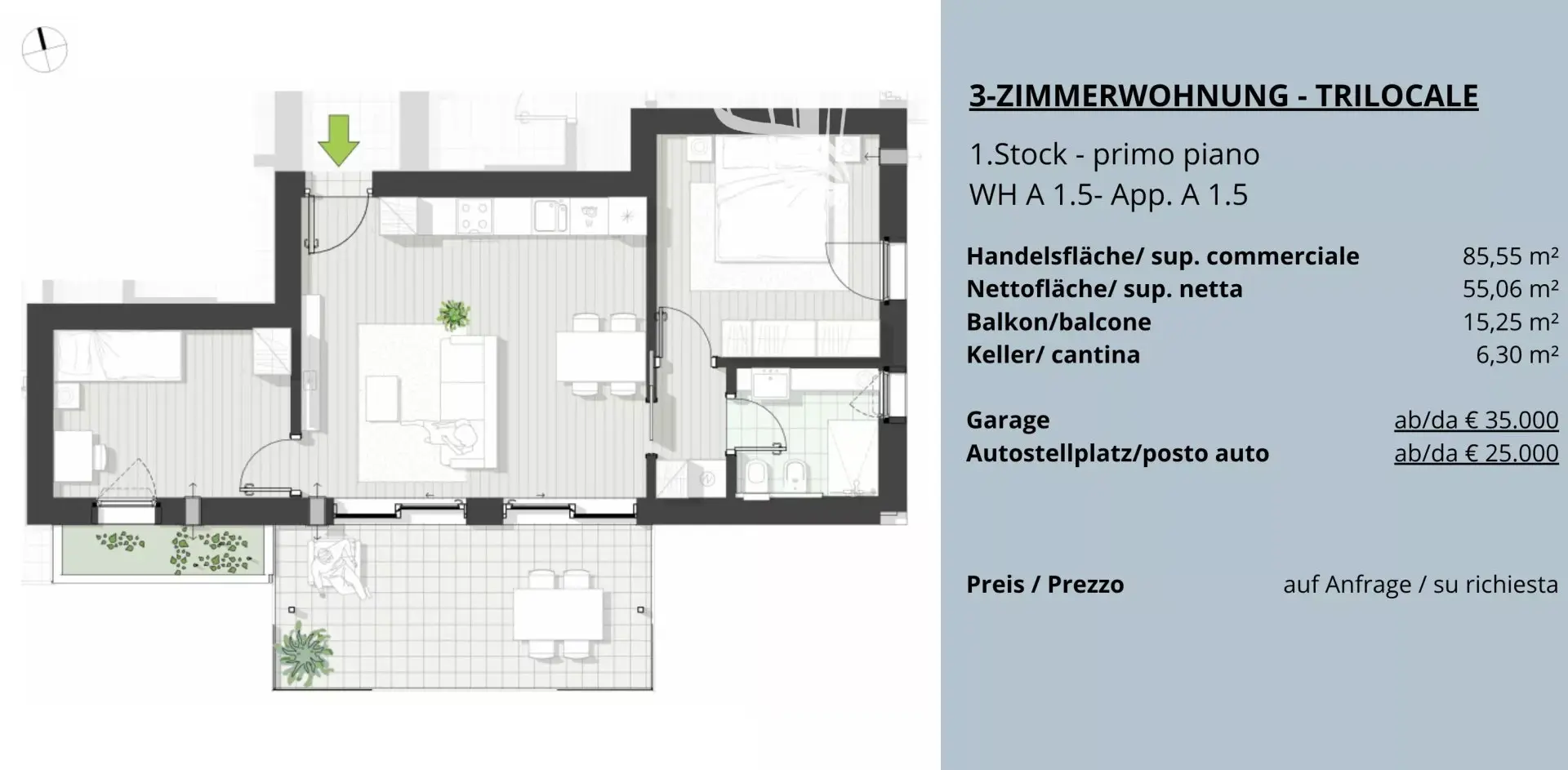 Immagine per Appartamento in vendita a Bolzano