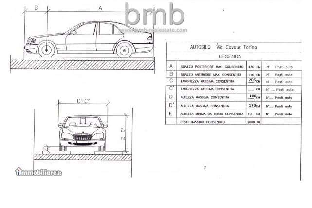 Immagine per Garage in affitto a Torino via Cavour 5