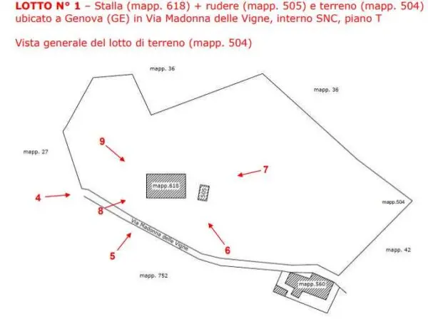 Terreno Agricolo via Madonna Delle Vigne, Genova