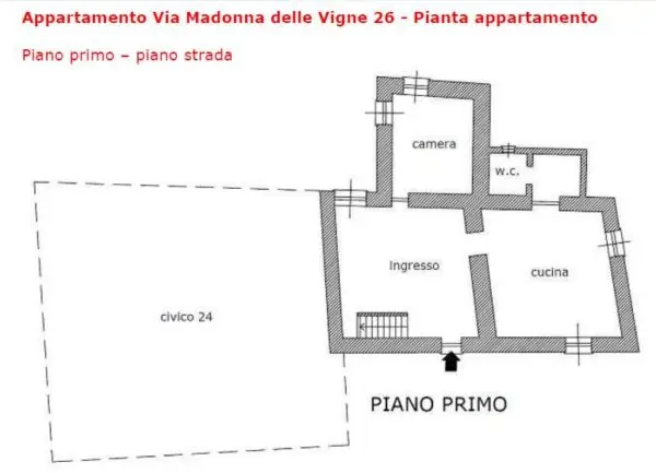 Casa Indipendente via Madonna Delle Vigne, Genova