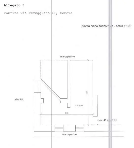 Magazzino via Fereggiano L 7, Genova