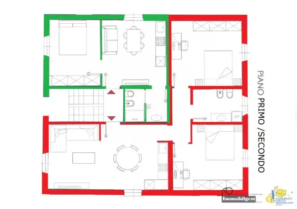 Quadrilocale viale Della Villetta 5, Parma