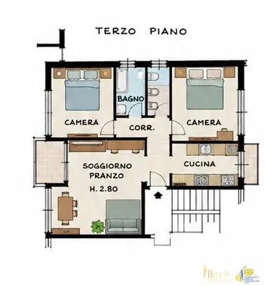 Immagine per Trilocale in vendita a Parma via Biagio Pascal 6
