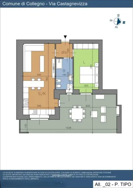 Appartamento via Castagnevizza 24, Collegno