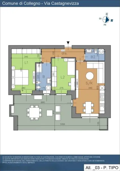 Appartamento via Castagnevizza 24, Collegno