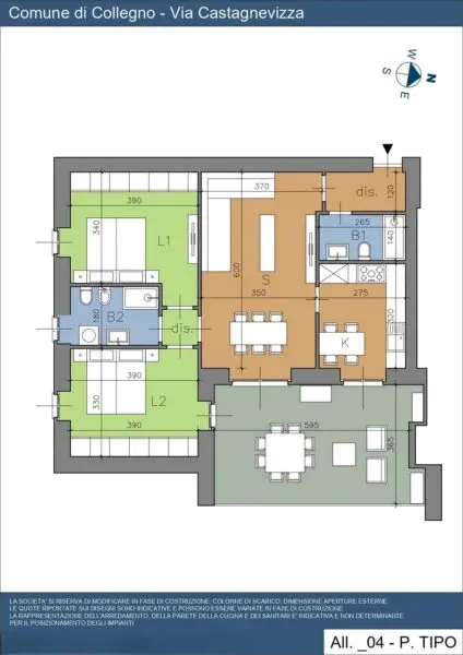 Appartamento via Castagnevizza 24, Collegno
