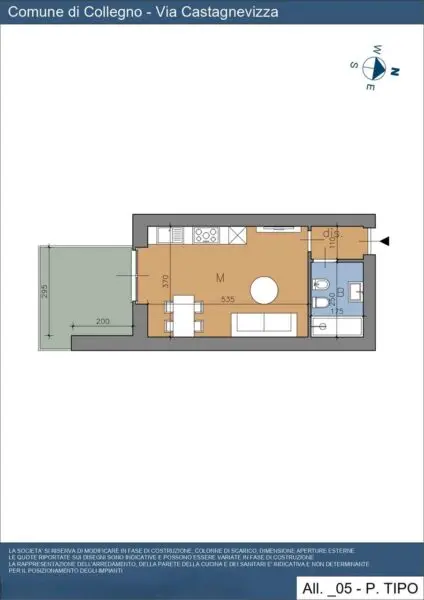 Appartamento via Castagnevizza 24, Collegno