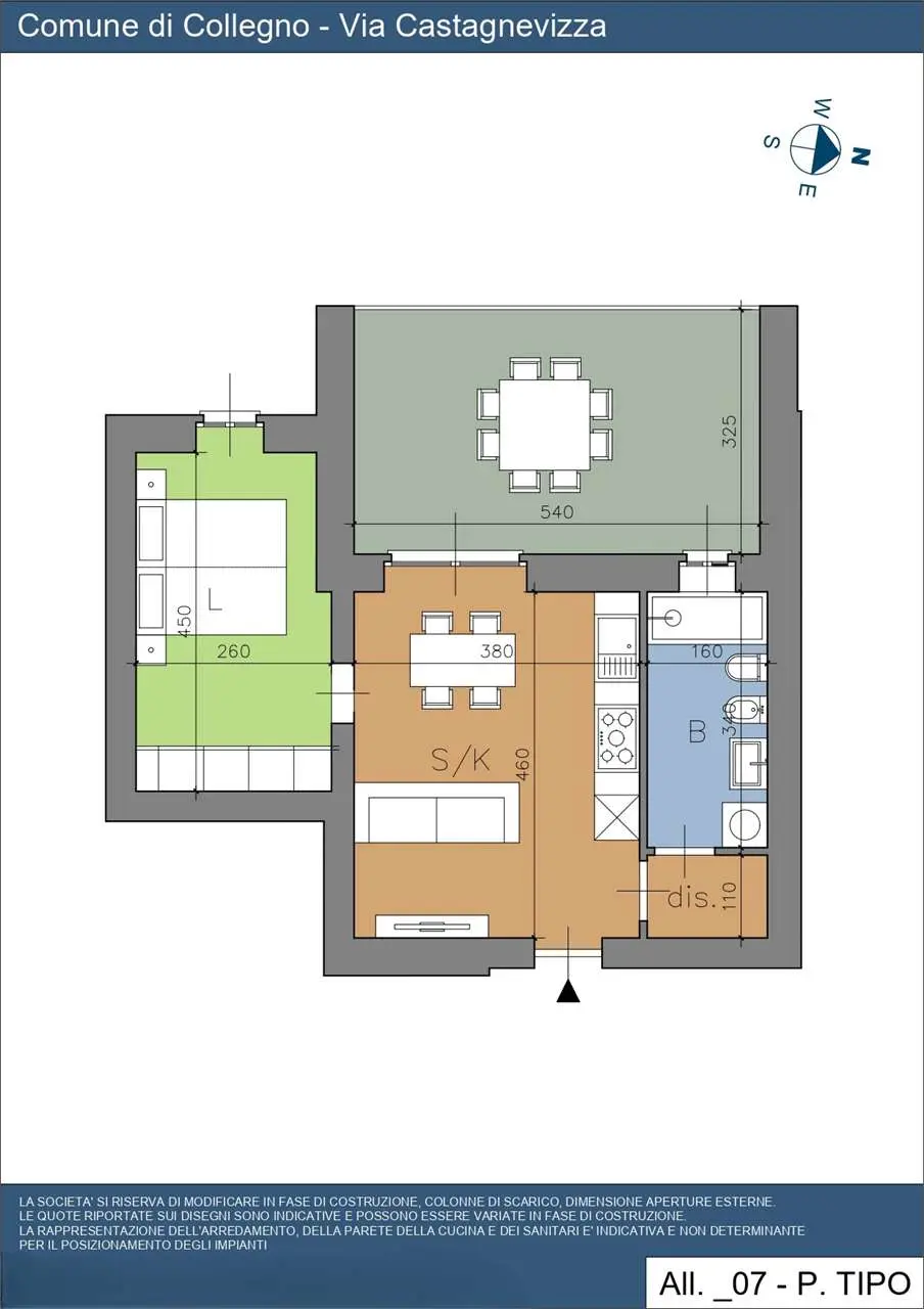 Immagine per Appartamento in vendita a Collegno via Castagnevizza 24