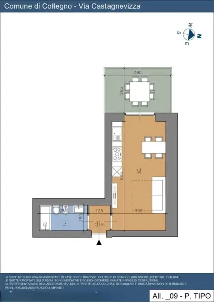 Appartamento via Castagnevizza 24, Collegno
