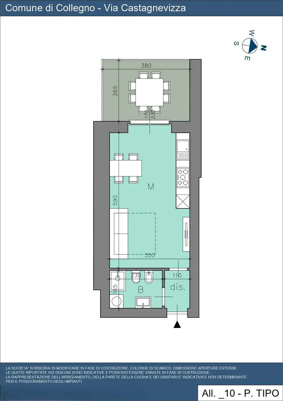 Immagine per Appartamento in vendita a Collegno via Castagnevizza 24