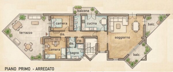 Villa via Gian Battista Vico, Parabiago