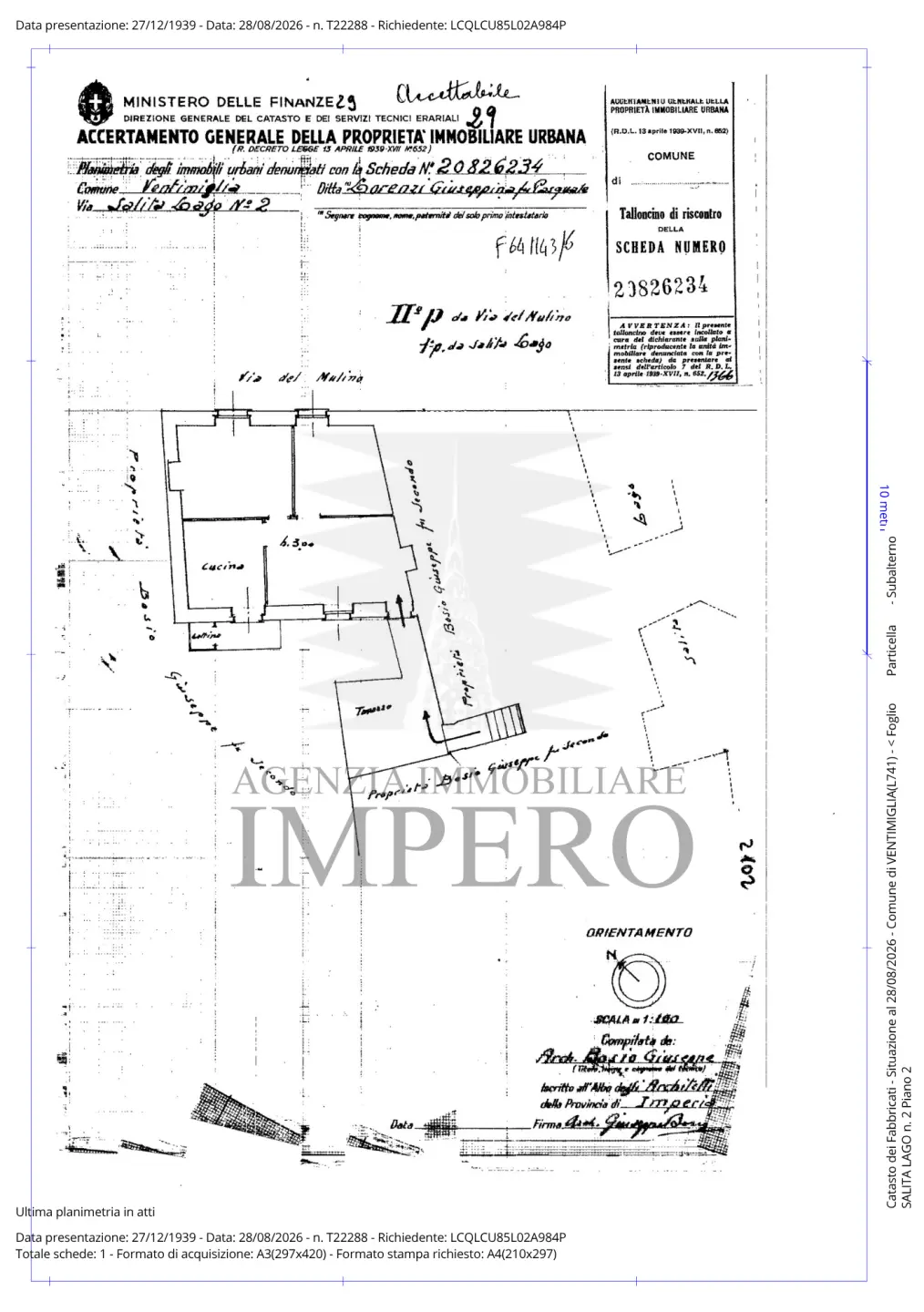 Immagine per Trilocale in vendita a Ventimiglia via Salita Lago 2