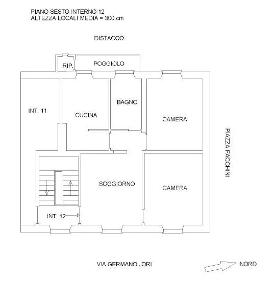 Appartamento via Germano Jori 24, Genova