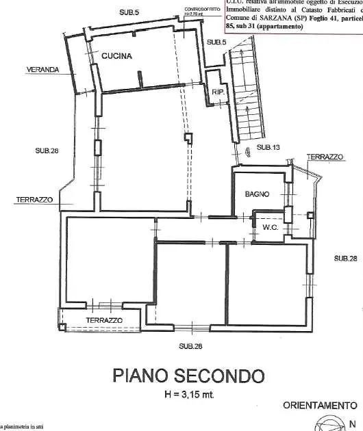 Immagine per Appartamento in asta a Sarzana via Iv Novembre 14