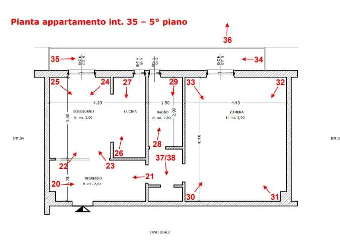 Immagine per Appartamento in asta a Genova via Mantova 35