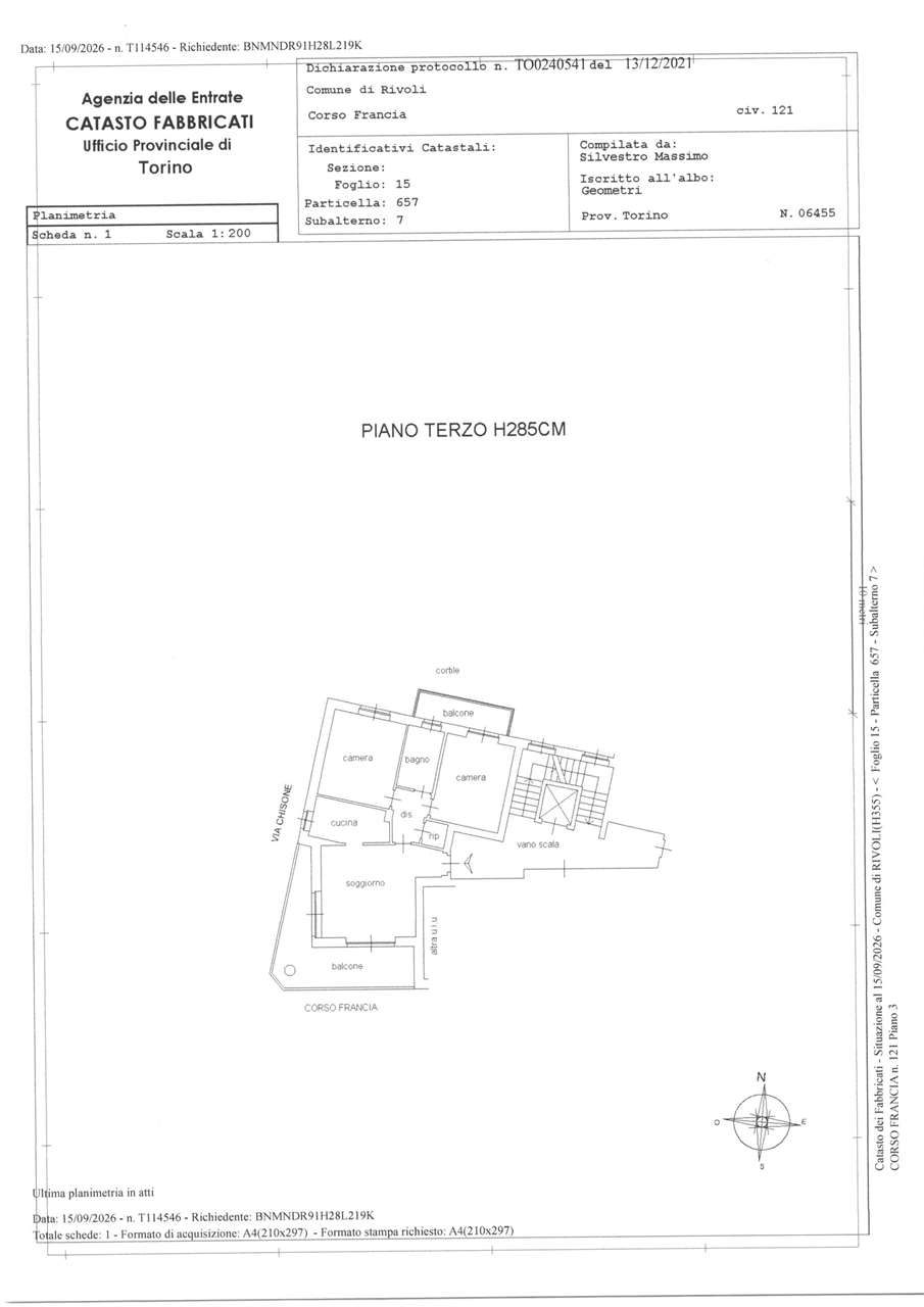 Immagine per Appartamento in vendita a Rivoli corso Francia 121