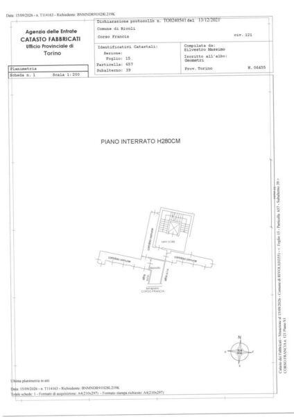 Appartamento corso Francia 121, Rivoli